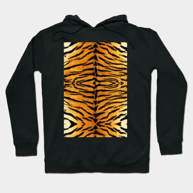 Tiger Print Hoodie by TheLaundryLady